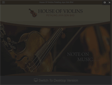 Tablet Screenshot of houseofviolins.net